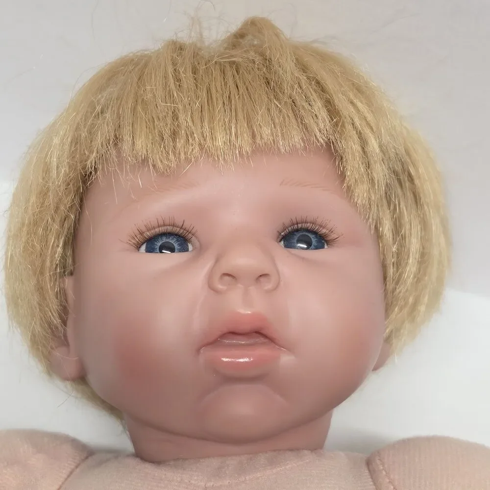 Paradise Galleries Realistic Lifelike Baby Doll Happy Teddy Reborn Soft Vynil